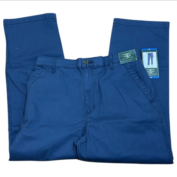 G.H. Bass & Co. Women’s Ankle Chino Pant Blue Sz 10 - Picture 5 of 5